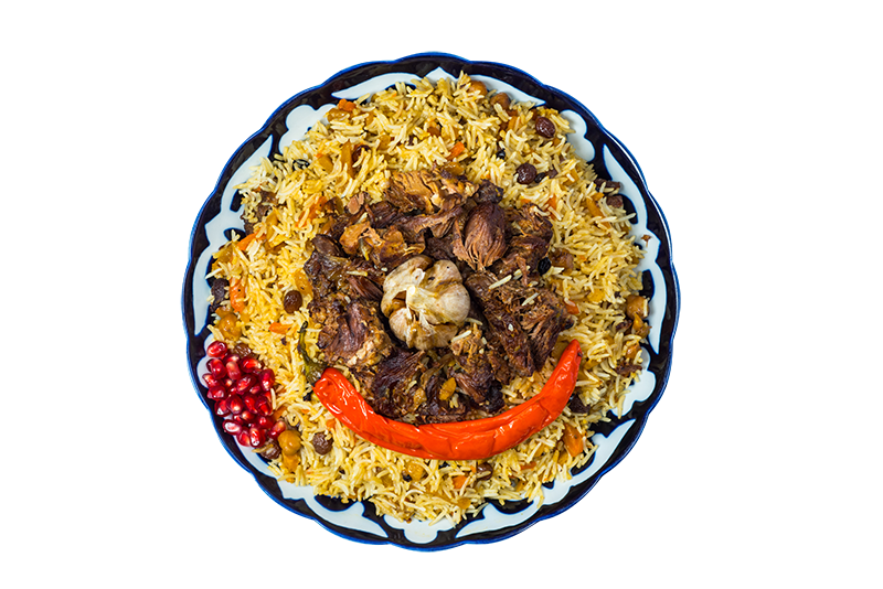 Usbekischer Plov im Halal-Restaurant DOPPI in Nürnberg